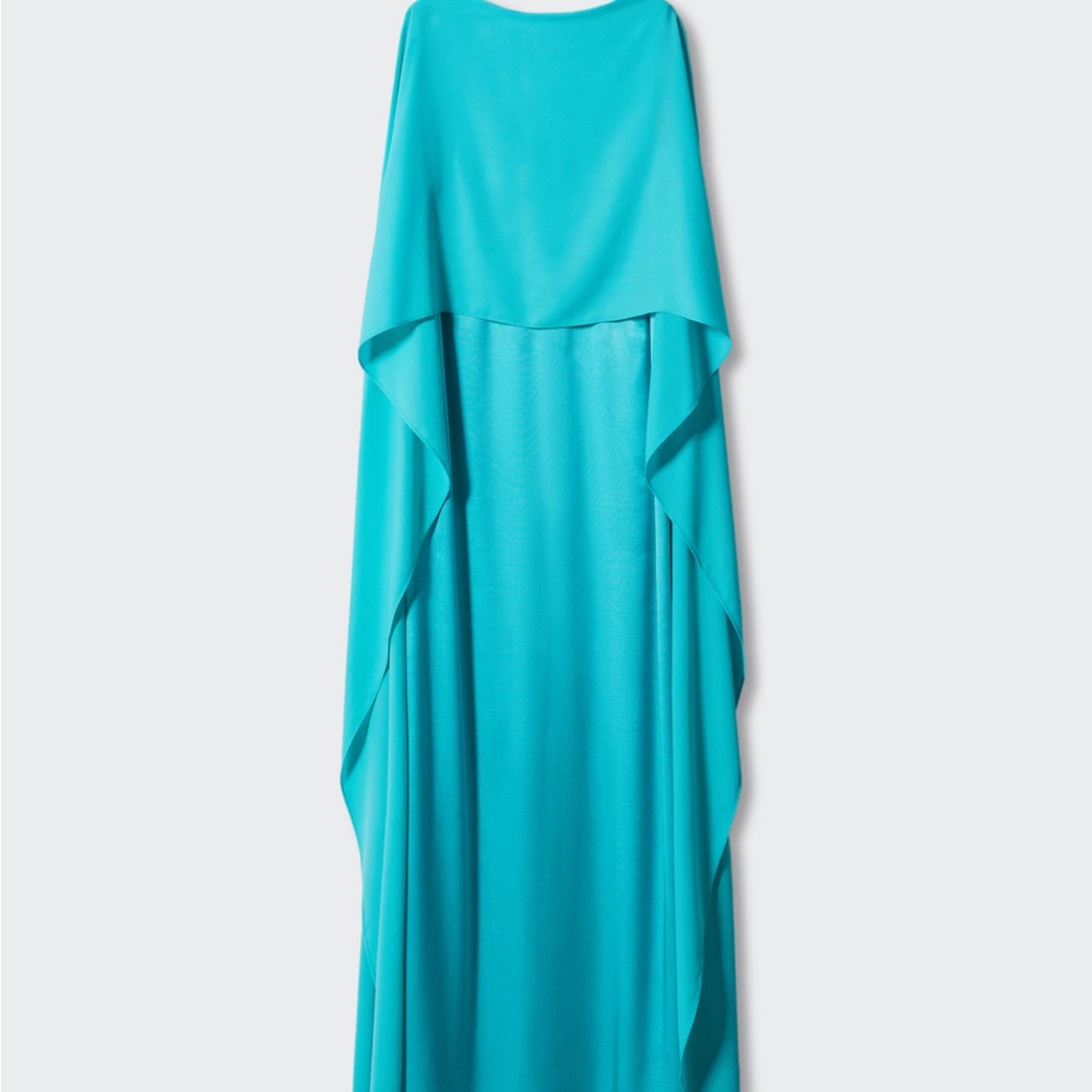 Chic Teal Long Dress